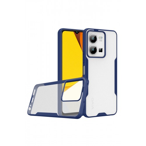 Newface Vivo Y22S Kılıf Platin Silikon - Lacivert Newface Vivo Y22S Kılıf Platin Silikon - Lacivert