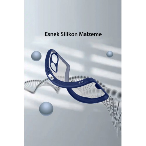 Newface Vivo Y16 Kılıf Platin Silikon - Mavi Newface Vivo Y16 Kılıf Platin Silikon - Mavi