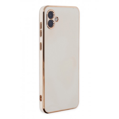 Newface Samsung Galaxy A04 Kılıf Volet Silikon - Beyaz Newface Samsung Galaxy A04 Kılıf Volet Silikon - Beyaz