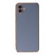 Newface Samsung Galaxy A04 Kılıf Volet Silikon - Mavi