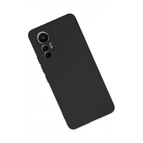 Newface Xiaomi Mi 12 Lite Kılıf Nano içi Kadife Silikon - Siyah Newface Xiaomi Mi 12 Lite Kılıf Nano içi Kadife Silikon - Siyah