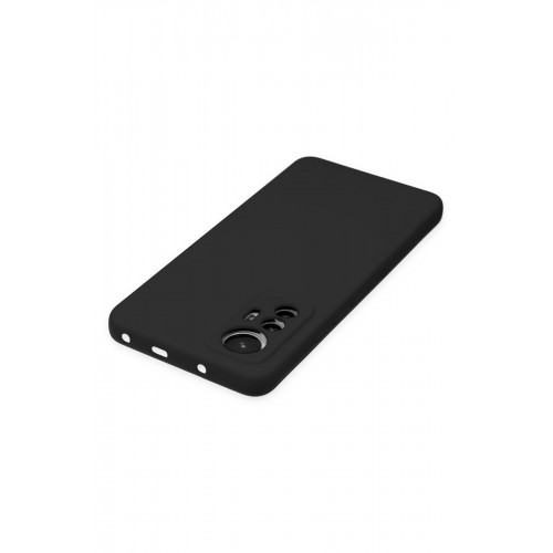 Newface Xiaomi Mi 12 Lite Kılıf Nano içi Kadife Silikon - Siyah Newface Xiaomi Mi 12 Lite Kılıf Nano içi Kadife Silikon - Siyah