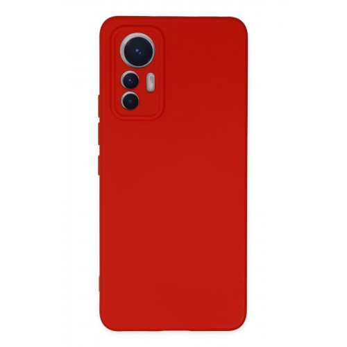 Newface Xiaomi Mi 12 Lite Kılıf Nano içi Kadife Silikon - Kırmızı Newface Xiaomi Mi 12 Lite Kılıf Nano içi Kadife Silikon - Kırmızı