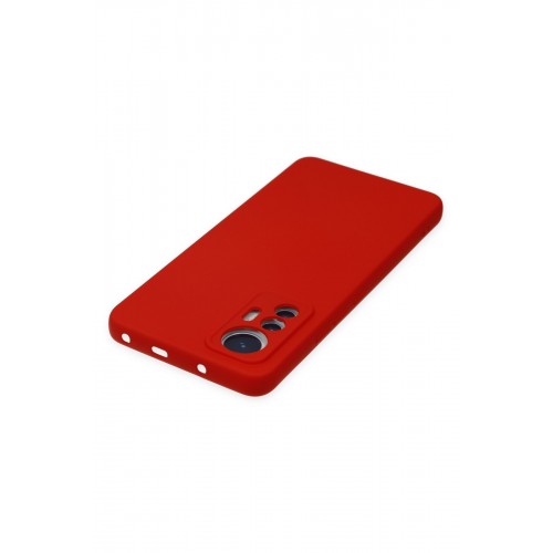 Newface Xiaomi Mi 12 Lite Kılıf Nano içi Kadife Silikon - Kırmızı Newface Xiaomi Mi 12 Lite Kılıf Nano içi Kadife Silikon - Kırmızı