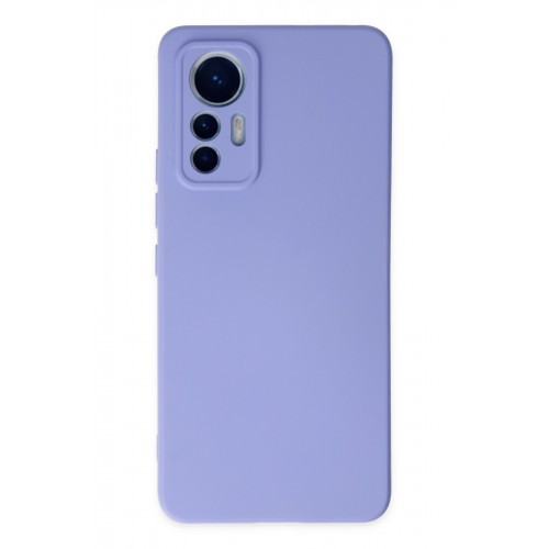 Newface Xiaomi Mi 12 Lite Kılıf Nano içi Kadife Silikon - Lila Newface Xiaomi Mi 12 Lite Kılıf Nano içi Kadife Silikon - Lila