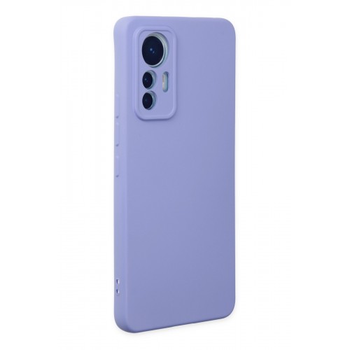 Newface Xiaomi Mi 12 Lite Kılıf Nano içi Kadife Silikon - Lila Newface Xiaomi Mi 12 Lite Kılıf Nano içi Kadife Silikon - Lila