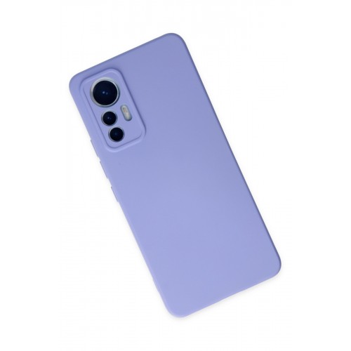 Newface Xiaomi Mi 12 Lite Kılıf Nano içi Kadife Silikon - Lila Newface Xiaomi Mi 12 Lite Kılıf Nano içi Kadife Silikon - Lila