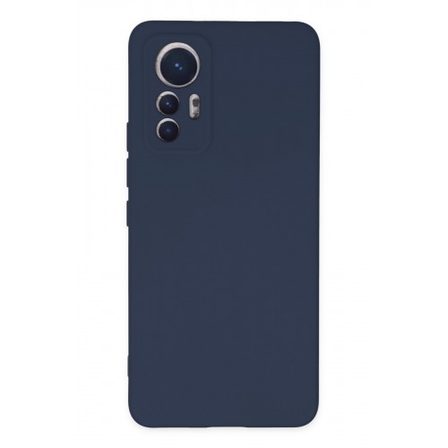 Newface Xiaomi Mi 12 Lite Kılıf Nano içi Kadife Silikon - Lacivert Newface Xiaomi Mi 12 Lite Kılıf Nano içi Kadife Silikon - Lacivert