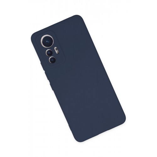 Newface Xiaomi Mi 12 Lite Kılıf Nano içi Kadife Silikon - Lacivert Newface Xiaomi Mi 12 Lite Kılıf Nano içi Kadife Silikon - Lacivert