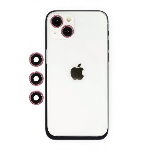 Newface iPhone 14 Shine Kamera Lens - Pembe Newface iPhone 14 Shine Kamera Lens - Pembe
