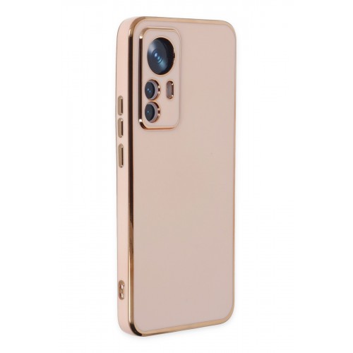 Newface Xiaomi Mi 12T Kılıf Volet Silikon - Pembe