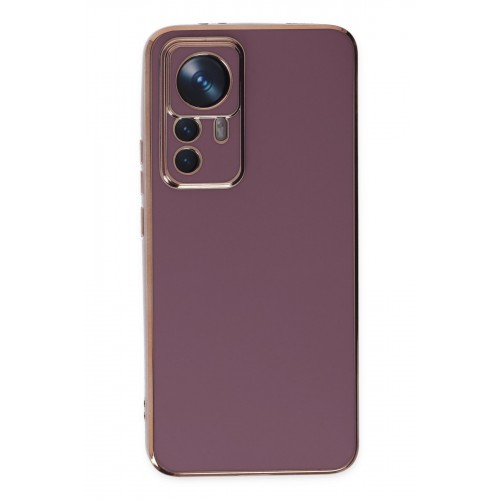 Newface Xiaomi Mi 12T Kılıf Volet Silikon - Mor Newface Xiaomi Mi 12T Kılıf Volet Silikon - Mor