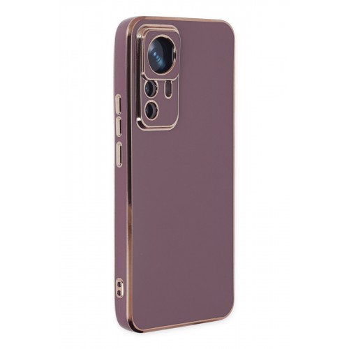 Newface Xiaomi Mi 12T Pro Kılıf Volet Silikon - Mor Newface Xiaomi Mi 12T Pro Kılıf Volet Silikon - Mor