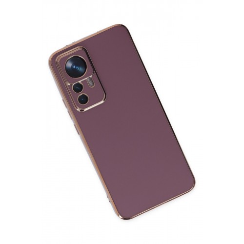 Newface Xiaomi Mi 12T Pro Kılıf Volet Silikon - Mor Newface Xiaomi Mi 12T Pro Kılıf Volet Silikon - Mor