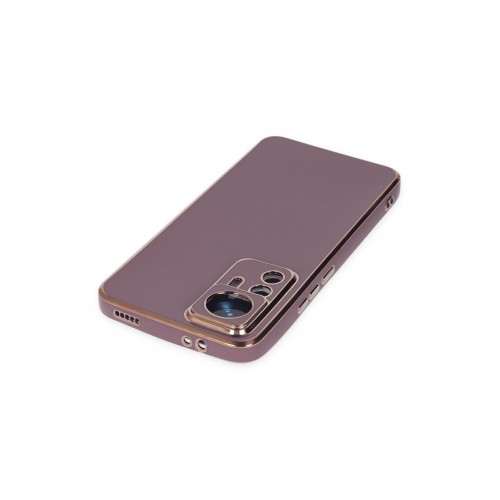 Newface Xiaomi Mi 12T Pro Kılıf Volet Silikon - Mor Newface Xiaomi Mi 12T Pro Kılıf Volet Silikon - Mor