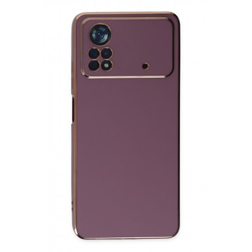 Newface Xiaomi Poco X4 Pro 5G Kılıf Volet Silikon - Mor Newface Xiaomi Poco X4 Pro 5G Kılıf Volet Silikon - Mor