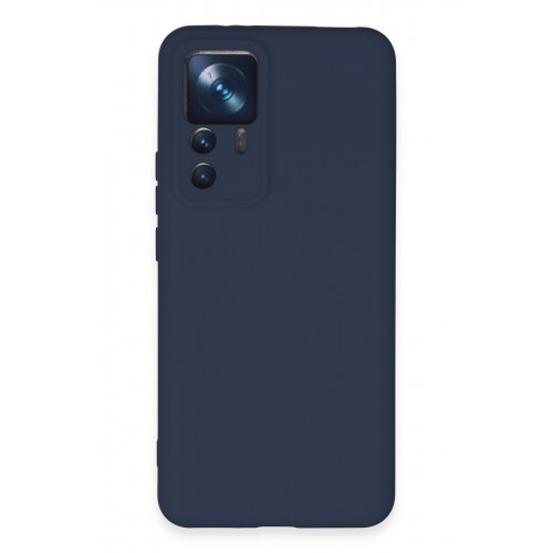 Newface Xiaomi Mi 12T Kılıf Nano içi Kadife Silikon - Lacivert Newface Xiaomi Mi 12T Kılıf Nano içi Kadife Silikon - Lacivert