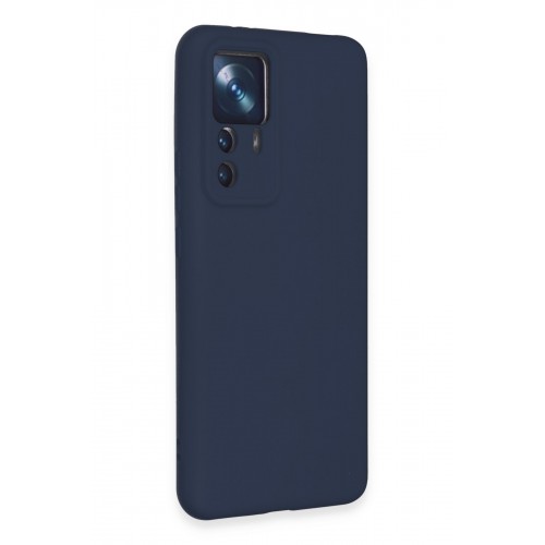 Newface Xiaomi Mi 12T Kılıf Nano içi Kadife Silikon - Lacivert Newface Xiaomi Mi 12T Kılıf Nano içi Kadife Silikon - Lacivert