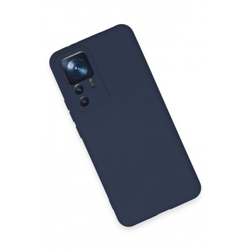 Newface Xiaomi Mi 12T Kılıf Nano içi Kadife Silikon - Lacivert Newface Xiaomi Mi 12T Kılıf Nano içi Kadife Silikon - Lacivert