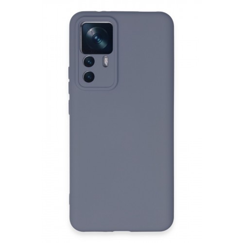 Newface Xiaomi Mi 12T Kılıf Nano içi Kadife Silikon - Gri Newface Xiaomi Mi 12T Kılıf Nano içi Kadife Silikon - Gri