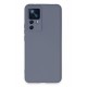Newface Xiaomi Mi 12T Kılıf Nano içi Kadife Silikon - Gri Newface Xiaomi Mi 12T Kılıf Nano içi Kadife Silikon - Gri