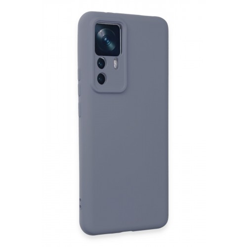 Newface Xiaomi Mi 12T Kılıf Nano içi Kadife Silikon - Gri Newface Xiaomi Mi 12T Kılıf Nano içi Kadife Silikon - Gri