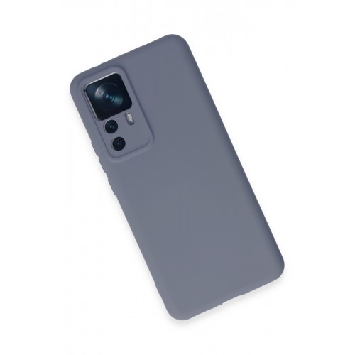 Newface Xiaomi Mi 12T Kılıf Nano içi Kadife Silikon - Gri Newface Xiaomi Mi 12T Kılıf Nano içi Kadife Silikon - Gri