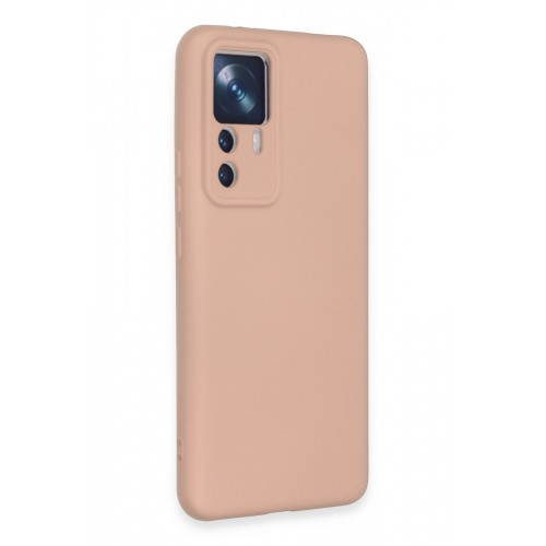 Newface Xiaomi Mi 12T Kılıf Nano içi Kadife Silikon - Pudra Newface Xiaomi Mi 12T Kılıf Nano içi Kadife Silikon - Pudra