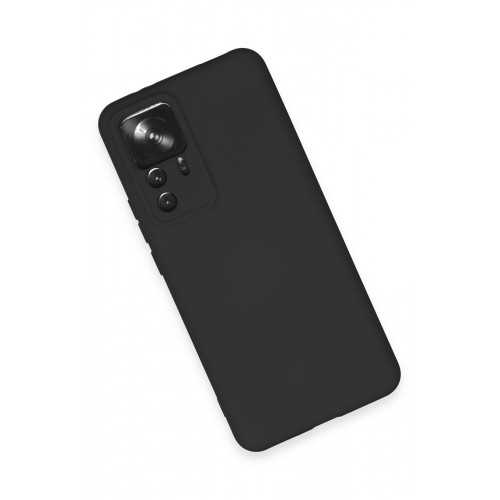 Newface Xiaomi Mi 12T Pro Kılıf Nano içi Kadife Silikon - Siyah Newface Xiaomi Mi 12T Pro Kılıf Nano içi Kadife Silikon - Siyah