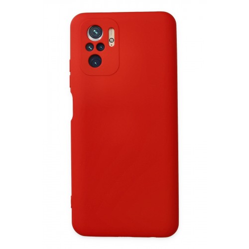 Newface Xiaomi Poco M5s Kılıf Nano içi Kadife Silikon - Kırmızı Newface Xiaomi Poco M5s Kılıf Nano içi Kadife Silikon - Kırmızı