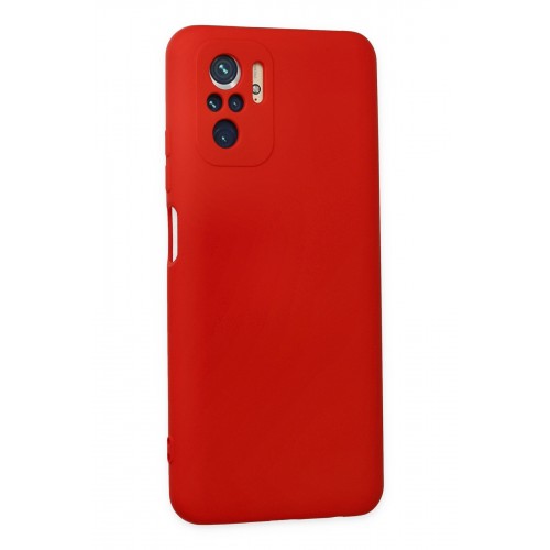 Newface Xiaomi Poco M5s Kılıf Nano içi Kadife Silikon - Kırmızı Newface Xiaomi Poco M5s Kılıf Nano içi Kadife Silikon - Kırmızı