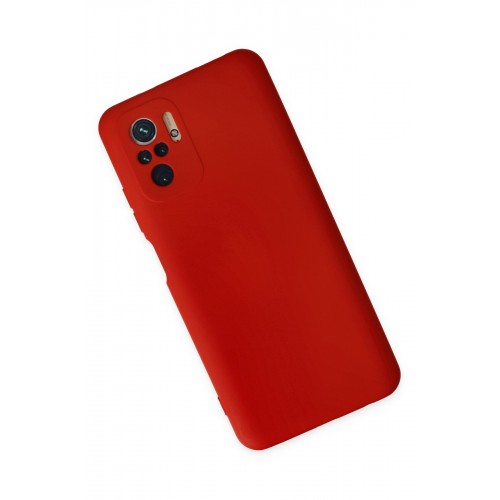 Newface Xiaomi Poco M5s Kılıf Nano içi Kadife Silikon - Kırmızı Newface Xiaomi Poco M5s Kılıf Nano içi Kadife Silikon - Kırmızı