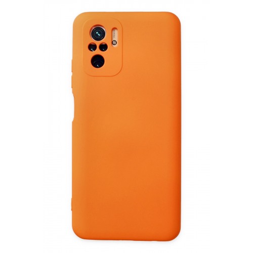 Newface Xiaomi Poco M5s Kılıf Nano içi Kadife Silikon - Turuncu Newface Xiaomi Poco M5s Kılıf Nano içi Kadife Silikon - Turuncu