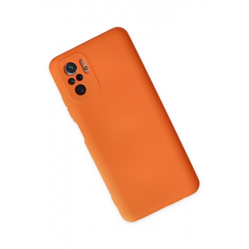Newface Xiaomi Poco M5s Kılıf Nano içi Kadife Silikon - Turuncu Newface Xiaomi Poco M5s Kılıf Nano içi Kadife Silikon - Turuncu