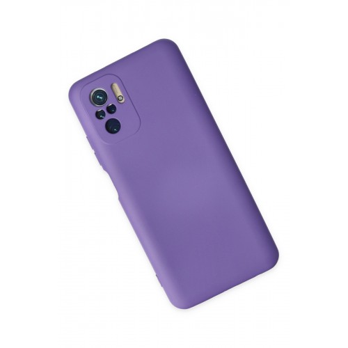 Newface Xiaomi Poco M5s Kılıf Nano içi Kadife Silikon - Mor Newface Xiaomi Poco M5s Kılıf Nano içi Kadife Silikon - Mor