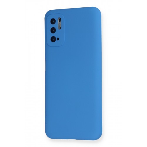 Newface Xiaomi Redmi Note 11 SE Kılıf Nano içi Kadife Silikon - Mavi Newface Xiaomi Redmi Note 11 SE Kılıf Nano içi Kadife Silikon - Mavi