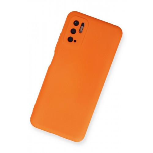 Newface Xiaomi Redmi Note 11 SE Kılıf Nano içi Kadife Silikon - Turuncu Newface Xiaomi Redmi Note 11 SE Kılıf Nano içi Kadife Silikon - Turuncu
