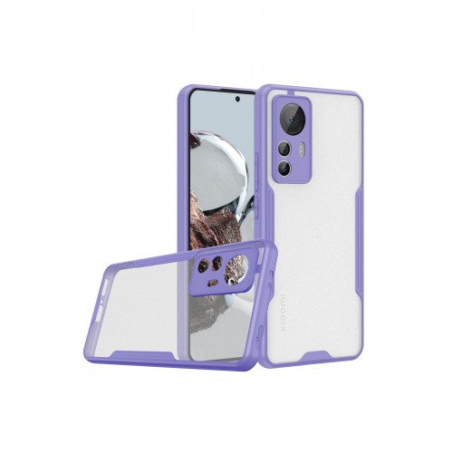 Newface Xiaomi Mi 12T Kılıf Platin Silikon - Lila Newface Xiaomi Mi 12T Kılıf Platin Silikon - Lila