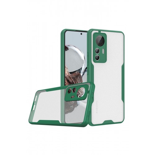 Newface Xiaomi Mi 12T Kılıf Platin Silikon - Yeşil Newface Xiaomi Mi 12T Kılıf Platin Silikon - Yeşil