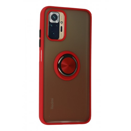 Newface Xiaomi Poco M5s Kılıf Montreal Yüzüklü Silikon Kapak - Kırmızı Newface Xiaomi Poco M5s Kılıf Montreal Yüzüklü Silikon Kapak - Kırmızı