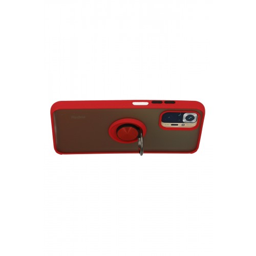 Newface Xiaomi Poco M5s Kılıf Montreal Yüzüklü Silikon Kapak - Kırmızı Newface Xiaomi Poco M5s Kılıf Montreal Yüzüklü Silikon Kapak - Kırmızı