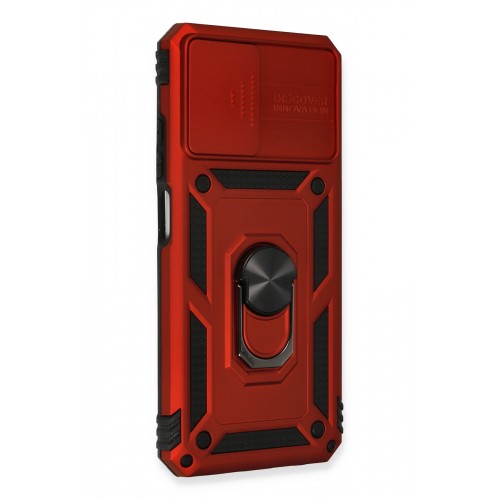 Newface Xiaomi Poco M5s Kılıf Pars Lens Yüzüklü Silikon - Kırmızı Newface Xiaomi Poco M5s Kılıf Pars Lens Yüzüklü Silikon - Kırmızı