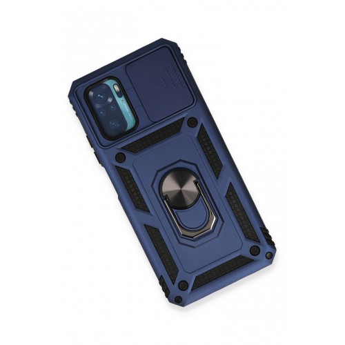 Newface Xiaomi Poco M5s Kılıf Pars Lens Yüzüklü Silikon - Lacivert Newface Xiaomi Poco M5s Kılıf Pars Lens Yüzüklü Silikon - Lacivert