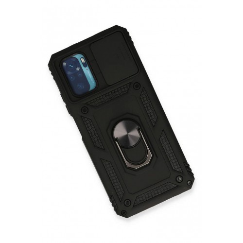 Newface Xiaomi Poco M5s Kılıf Pars Lens Yüzüklü Silikon - Siyah Newface Xiaomi Poco M5s Kılıf Pars Lens Yüzüklü Silikon - Siyah