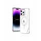 Newface iPhone 14 Pro Kılıf Mudo Magneticsafe Standlı Kapak - Şeffaf Newface iPhone 14 Pro Kılıf Mudo Magneticsafe Standlı Kapak - Şeffaf