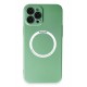 Newface iPhone 12 Pro Max Kılıf Jack Magneticsafe Lens Silikon - Yeşil Newface iPhone 12 Pro Max Kılıf Jack Magneticsafe Lens Silikon - Yeşil
