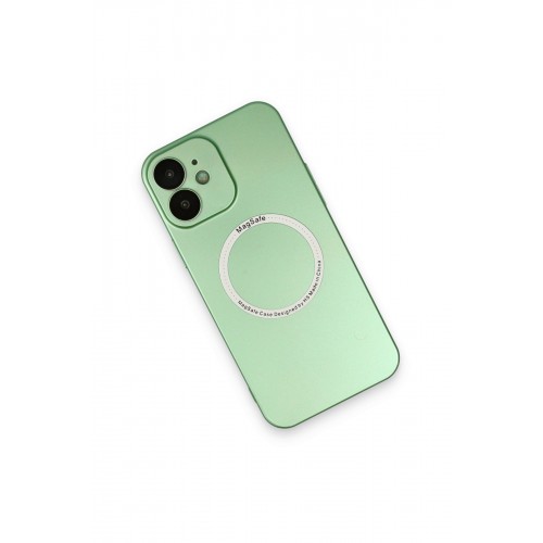 Newface iPhone 12 Kılıf Jack Magneticsafe Lens Silikon - Yeşil Newface iPhone 12 Kılıf Jack Magneticsafe Lens Silikon - Yeşil