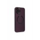 Newface iPhone 13 Pro Max Kılıf Jack Magneticsafe Lens Silikon - Mürdüm Newface iPhone 13 Pro Max Kılıf Jack Magneticsafe Lens Silikon - Mürdüm