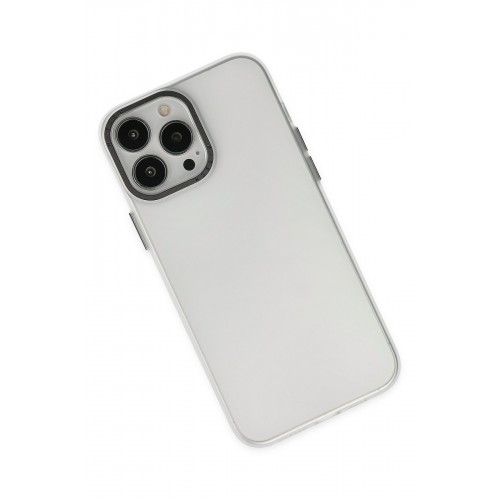 Newface iPhone 14 Pro Kılıf Modos Metal Kapak - Şeffaf Newface iPhone 14 Pro Kılıf Modos Metal Kapak - Şeffaf