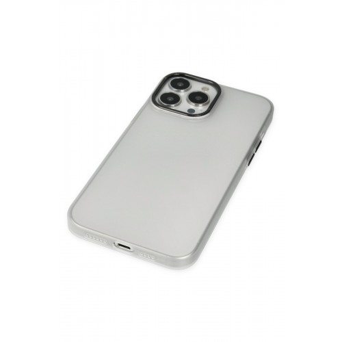 Newface iPhone 14 Pro Max Kılıf Modos Metal Kapak - Şeffaf Newface iPhone 14 Pro Max Kılıf Modos Metal Kapak - Şeffaf